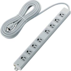 ELECOM 工事用タップ EURoHS指令準拠 抜け止 3P 8個口 マグネット 5m グレー ( T-WRM3850LG/RS ) エレコム(株)｜orangetool
