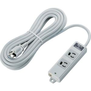 ELECOM RoHs準拠 抜け止 3P 2個口 雷ガード マグネット 5m グレー ( T-WRMK3250LG/RS ) エレコム(株)｜orangetool