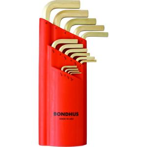 BONDHUS ボールポイント・L-レンチセット ロング ゴールド セット15本組(1.27-10mm) ( BLX15MG )｜orangetool