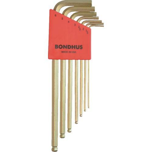BONDHUS ボールポイント・L-レンチ ロング ゴールド セット7本組(1.5-6mm) ( B...