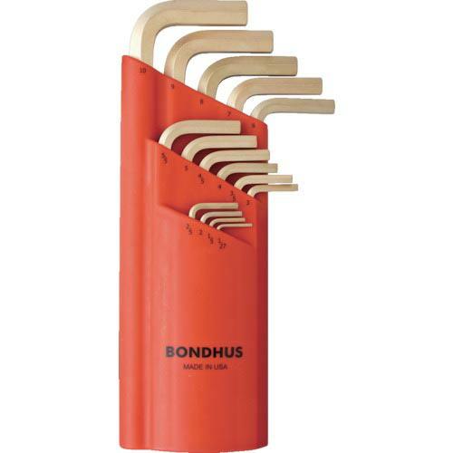 BONDHUS 六角L-レンチ ロング セット15本組(1.27-10mm) ( HLX15MG )