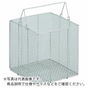 TRUSCO ステンレス洗浄カゴ 角型 有効内寸390X390X295 ( TSK-4030N ) トラスコ中山(株)｜orangetool