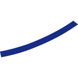緑十字 ヘルメット用ステッカー 弓型ラインテープ(反射) 青 HLY-BL 20幅×260mm 10本組 ( 235146 ) (株)日本緑十字社｜orangetool