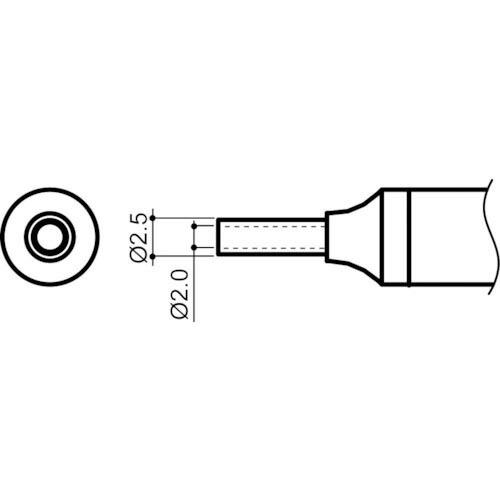 白光 ノズル 2mm ( N4-01 ) 白光(株)