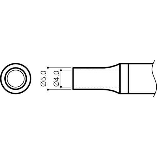 白光 ノズル 4mm ( N4-02 ) 白光(株)
