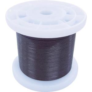 ニッサチェイン 黒コーティングワイヤロープ 0.85mm×100m ( TSY8V-BK ) (株)ニッサチェイン｜orangetool