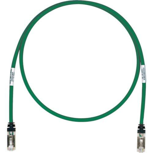 PANDUIT CAT6A/CAT6 シールドパッチコード 1m 緑  ( STP6X1MGR )