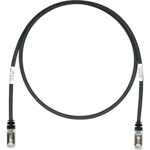 PANDUIT CAT6A/CAT6 シールドパッチコード 6m 黒  ( STP6X6MBL )