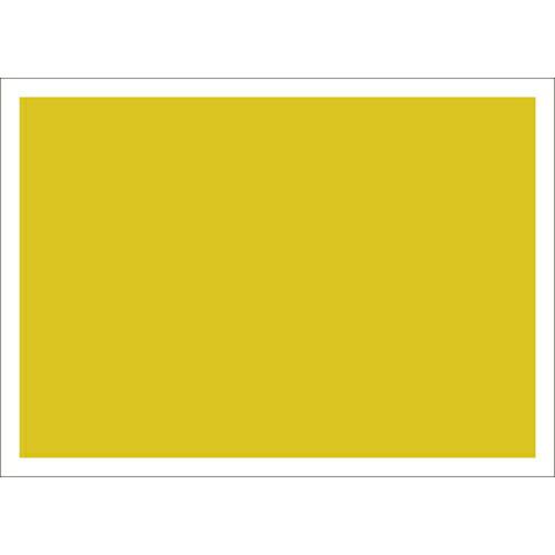 ユニット ゼッケンステッカー背中用 黄色無地 ( 831-966 ) ユニット(株)