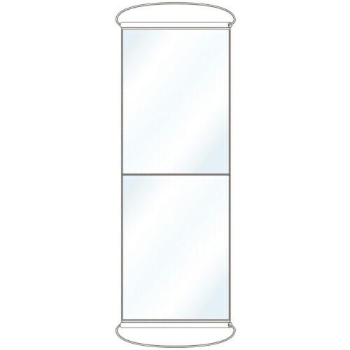 ユニット ポケット式垂れ幕 2連 ( 820-702 ) ユニット(株) (メーカー取寄)