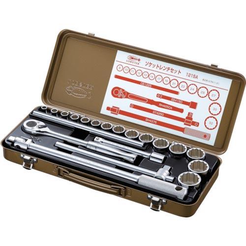 エビ ソケットレンチセット 差込角12.7mm 12角 ( 1215A ) (株)ロブテックス