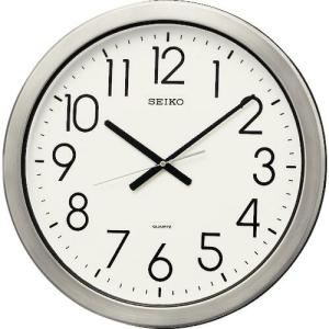 SEIKO クオーツ掛時計 防湿・防塵型オフィスクロック 直径444×44 金属枠 ( KH407S ) セイコータイムクリエーション(株)｜orangetool