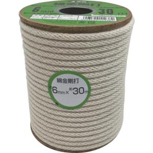 ユタカメイク 綿金剛打ロープ ボビン巻 6mm×30m ( RCX-4 ) (株)ユタカメイク｜orangetool