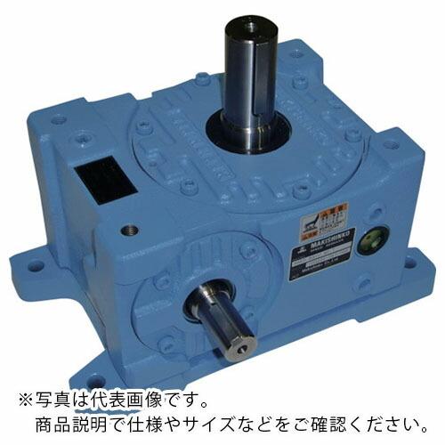 マキシンコー 一段ウォーム減速機 入力容量6.18kW  ( MA K P 160 RU 60 ) ...