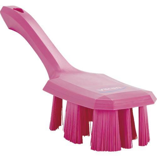 Vikan ハンドブラシ UST ショートハンドルブラシ 4179 ピンク HACCP対応 ハードタ...