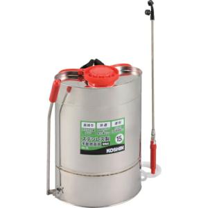 工進 背負い式ステンレス手動噴霧器(蓄圧式) 容量15L ( SS-15 ) (株)工進｜orangetool