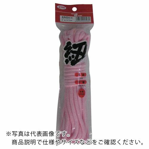 ユタカメイク 紐 ザ・紐 太丸紐 5m ピンク ( AC-204 )
