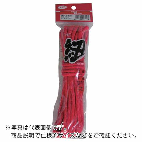 ユタカメイク 紐 ザ・紐 太丸紐 5m レッド ( AC-205 )
