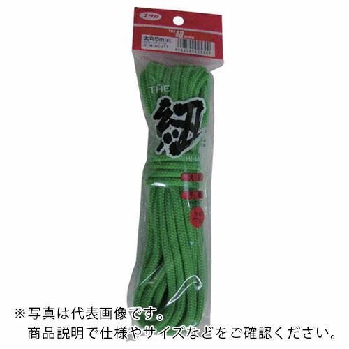 ユタカメイク 紐 ザ・紐 太丸紐 5m グリーン ( AC-211 )