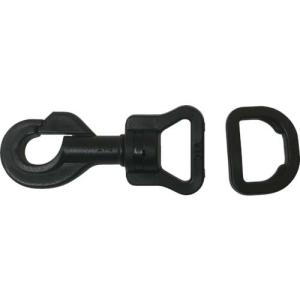 ユタカメイク 結束ベルト 平ベルト金具 ナスカン.FDカンセット A20×L76×B20 ブラック ( JC-02 ) (株)ユタカメイク｜orangetool