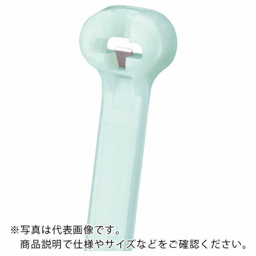 PANDUIT ステンレス爪ロック式ナイロン結束バンド ナチュラル 幅2.4mm 長さ160mm 1...