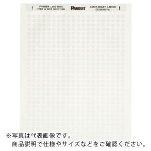 PANDUIT レーザープリンター用ラベル コンポーネントラベル 幅 25.4mm x 高さ6.4mm ポリエステル 白 10,000 枚入り  ( C100X025YJJ )｜orangetool
