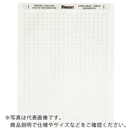 PANDUIT レーザープリンター用ラベル コンポーネントラベル 幅 25.4mm x 高さ6.4m...