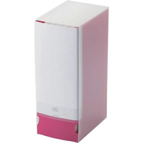 ELECOM ( エレコム )　ＣＤ・ＤＶＤ・Ｂｌｕ−ｒａｙ対応ディスクファイル　１２０枚収納　ピン...