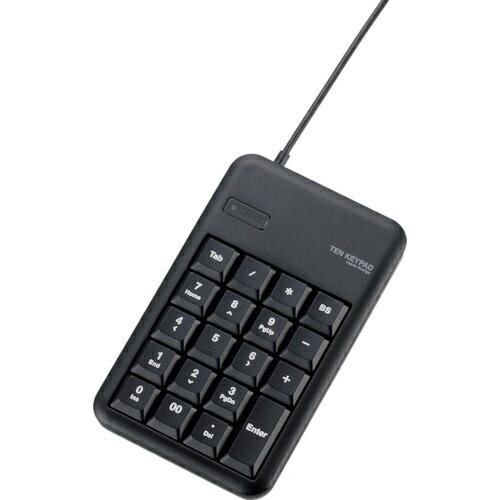 ELECOM コンパクトUSBテンキーパッド Sサイズ メンブレン 高耐久 ブラック ( TK-TC...