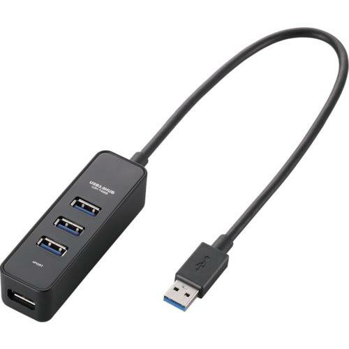 エレコム マグネット付き4ポートUSB3.0ハブ バスパワー専用モデル ブラック ( U3H-T40...