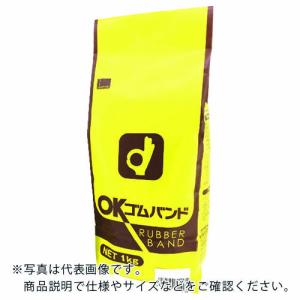 オカモト ゴムバンド 1KG袋入 NO.410 ( OK410 ) オカモト(株)粘着製品部｜orangetool