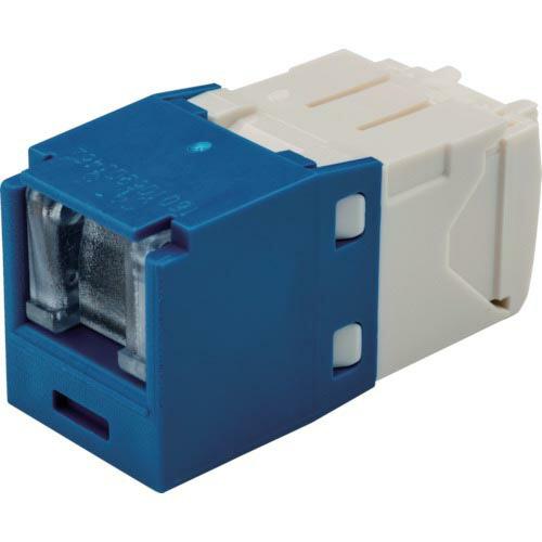 PANDUIT カテゴリ6 シャッター付モジュラージャック 青 ( CJH688TGBU )