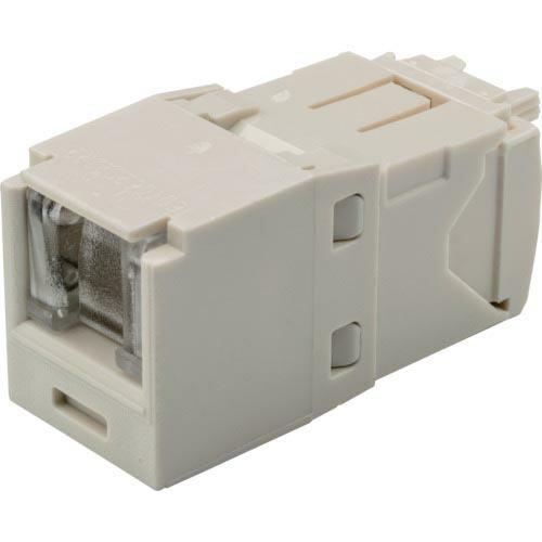 PANDUIT カテゴリ6 シャッター付モジュラージャック オフホワイト ( CJH688TGIW ...