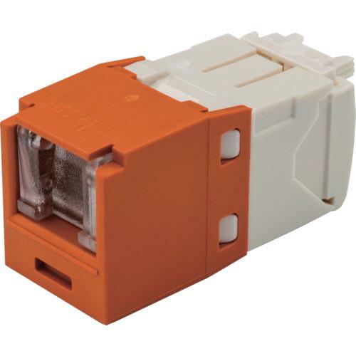 PANDUIT カテゴリ6 シャッター付モジュラージャック オレンジ ( CJH688TGOR )