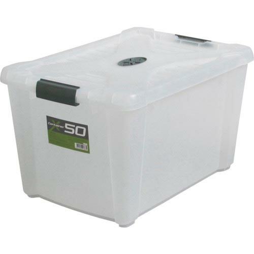 JEJアステージ フタ式収納ケース Xコンテナ #50クリア 52L ( X-50CR ) JEJア...