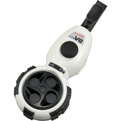 タジマ エルライン墨つぼV8斜めカット ホワイト ( LL-SUMV8N-W ) (株)TJMデザイ...