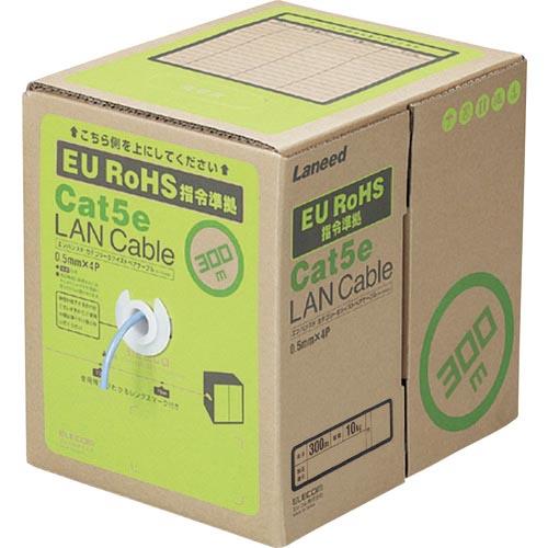 エレコム RoHS指令準拠LANケーブル CAT5E ヨリ線 300m ブルー ( LD-CT2/B...