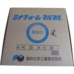 ミナ 弾性シーラントバックアップ材 ミナフォームマルマル #20 20mmφ×60m ( MM20 ) 酒井化学工業(株)｜orangetool