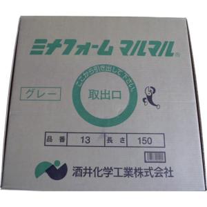 ミナ 弾性シーラントバックアップ材 ミナフォームマルマル #13 13mmφ×150m グレー ( MM-13G ) 酒井化学工業(株)｜orangetool