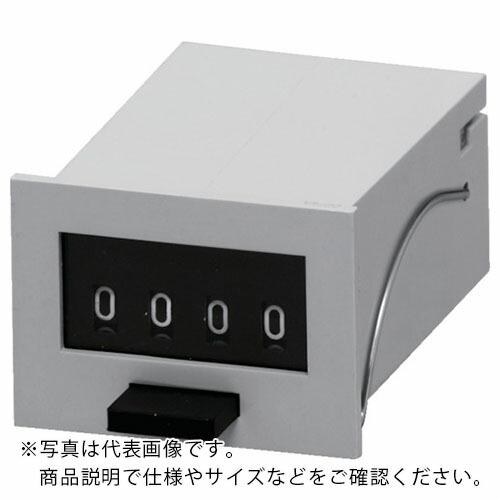 LINE 電磁カウンター(リセットツキ)4桁 ( MCF-4X DC24V ) ライン精機(株)