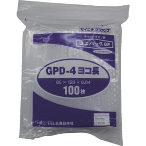 セイニチ 「ユニパックGP」D-4 ヨコ長 85×120×0.04 100枚入 ( GP D-4 YOKONAGA ) (株)生産日本社｜orangetool
