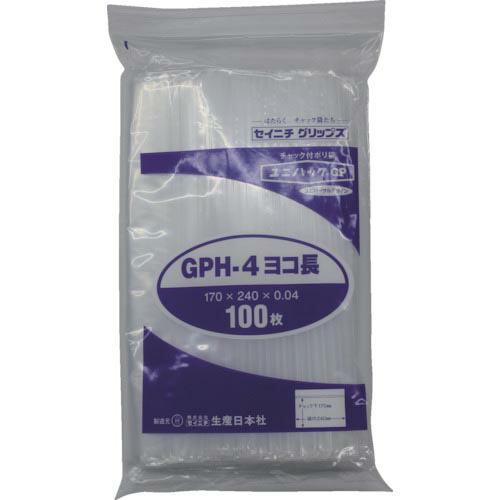 セイニチ 「ユニパックGP」H-4 ヨコ長 170×240×0.04 100枚 ( GP H-4 Y...