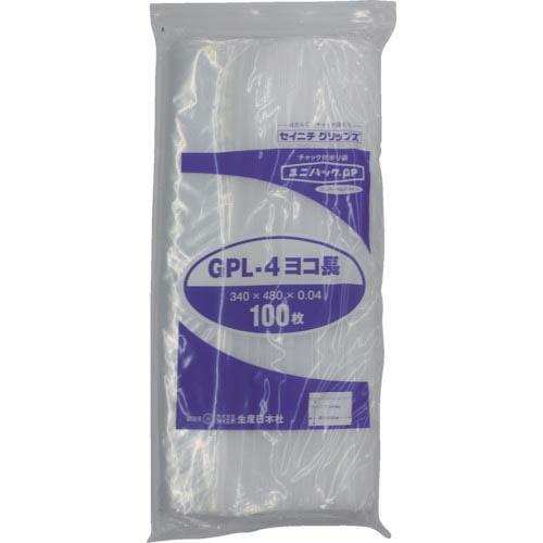 セイニチ 「ユニパックGP」L-4 ヨコ長 340×480×0.04 100枚 ( GP L-4 Y...