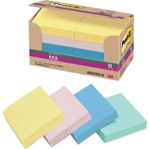 3M ポスト・イット 強粘着 50X50mm 90枚X10パッド 4色混色 ( 6501SS-K ) スリーエム ジャパン(株)文具・オフィス事業部｜orangetool