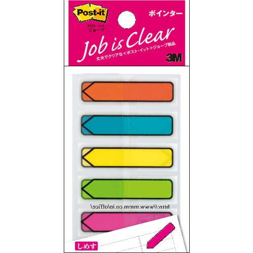 3M ポスト・イット ポインター 44X12mm 100枚 5色混色 (20枚) ( 684NE )...