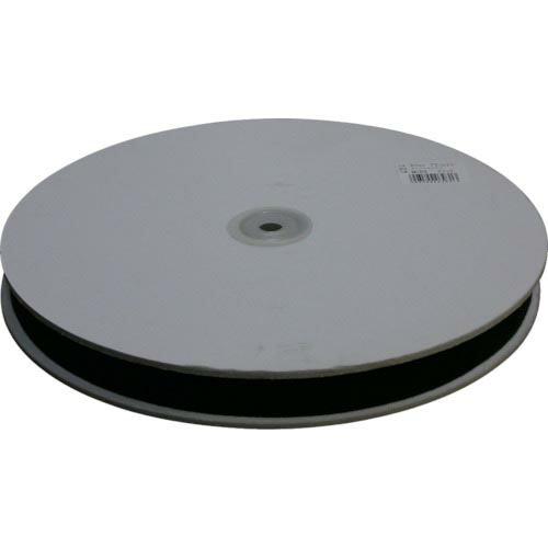 ユタカメイク 平ベルトアクリルカラー 20mm×25m ブラック ( PAA-312 ) (株)ユタ...