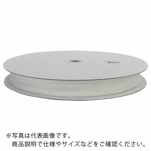 ユタカメイク 平ベルトアクリルカラー 25mm×25m ホワイト ( PAD-301 ) (株)ユタ...