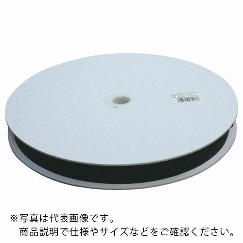 ユタカメイク 平ベルトアクリルカラー 25mm×25m ブラック ( PAD-312 ) (株)ユタ...