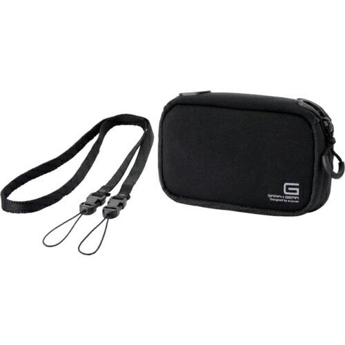 ELECOM ( エレコム )　デジカメケース　ＧＲＡＰＨ　ＧＥＡＲ　ソフトタイプ　Ｍサイズ　ブラッ...