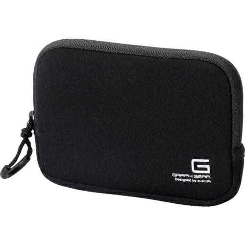 ELECOM ( エレコム )　デジカメケース　ＧＲＡＰＨ　ＧＥＡＲ　Ｓサイズ　ストラップ無　ブラッ...